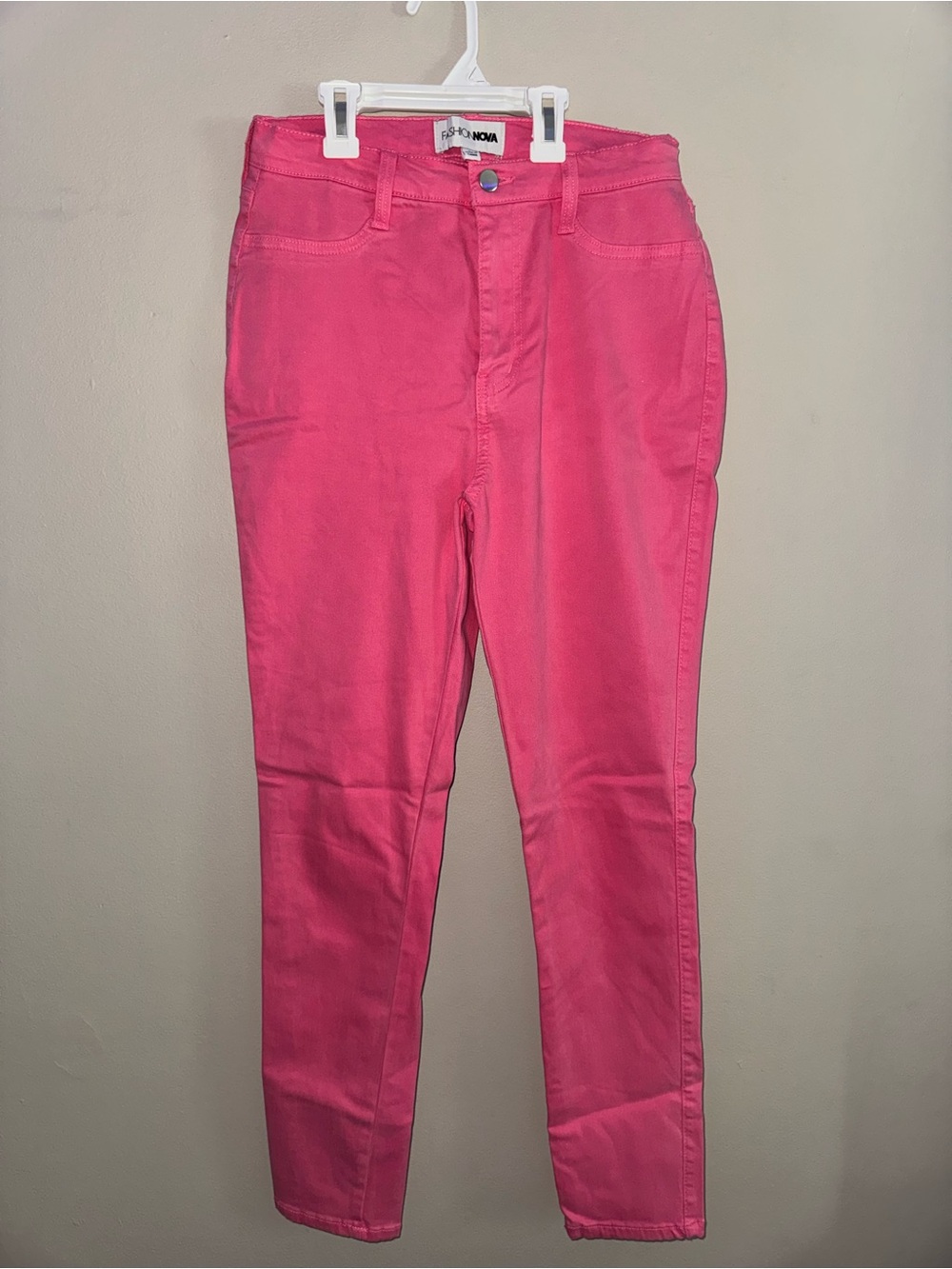 Fashion Nova Hot Pink Skinny Jeans